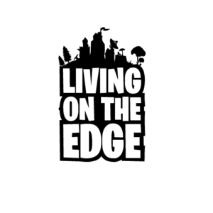Fortnite 'Living on the edge' Sticker