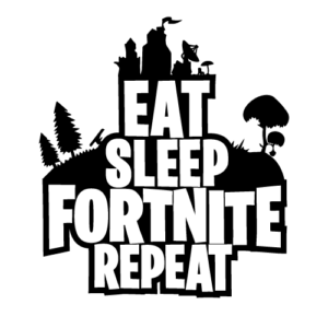 Fortnite 'Eat Sleep Fortnite Repeat' Wall Sticker