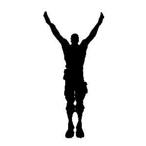 Fortnite Character Silhouette Sticker