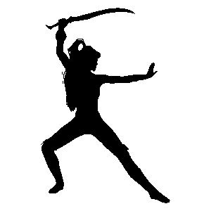 Fortnite Character Silhouette Sticker